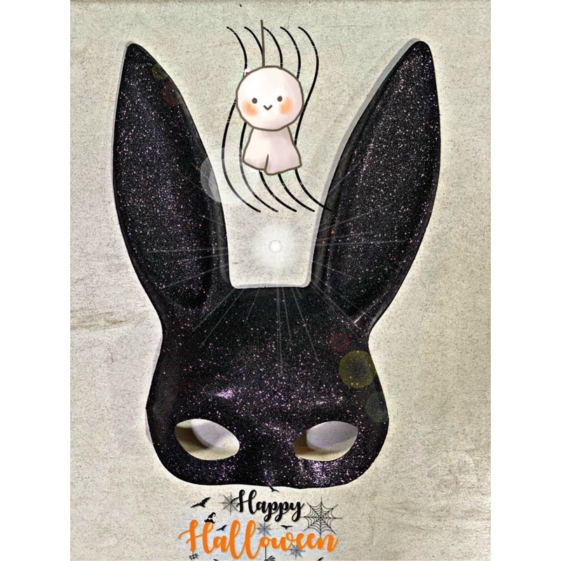 Mặt nạ thỏ halloween