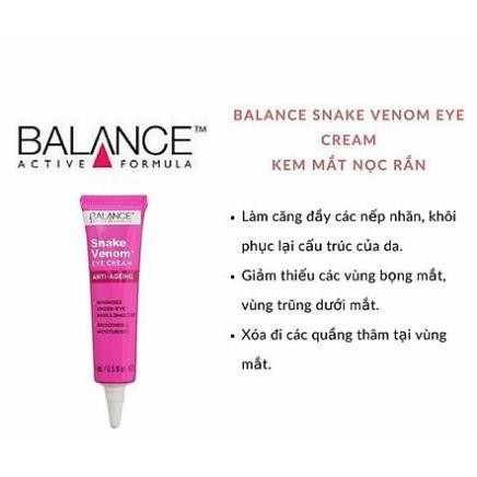 Kem mắt Balance Snake venom eye cream hết thâm, giảm bọng mắt