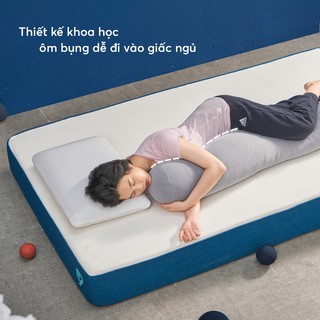 [Mau giao hàng] Gối Ôm Foam Ru9 Chiều Dài Khoa Học, Thiết Kế Giúp Ấm Bụng Dễ Ngủ - 22cm x 115cm