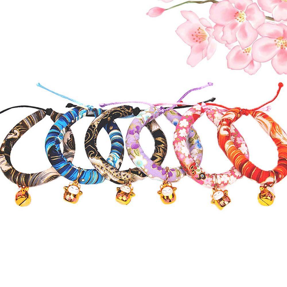 Vòng Cổ Có Chuông Họa Tiết Hoạt Hình Dễ Thương Cho Thú Cưng