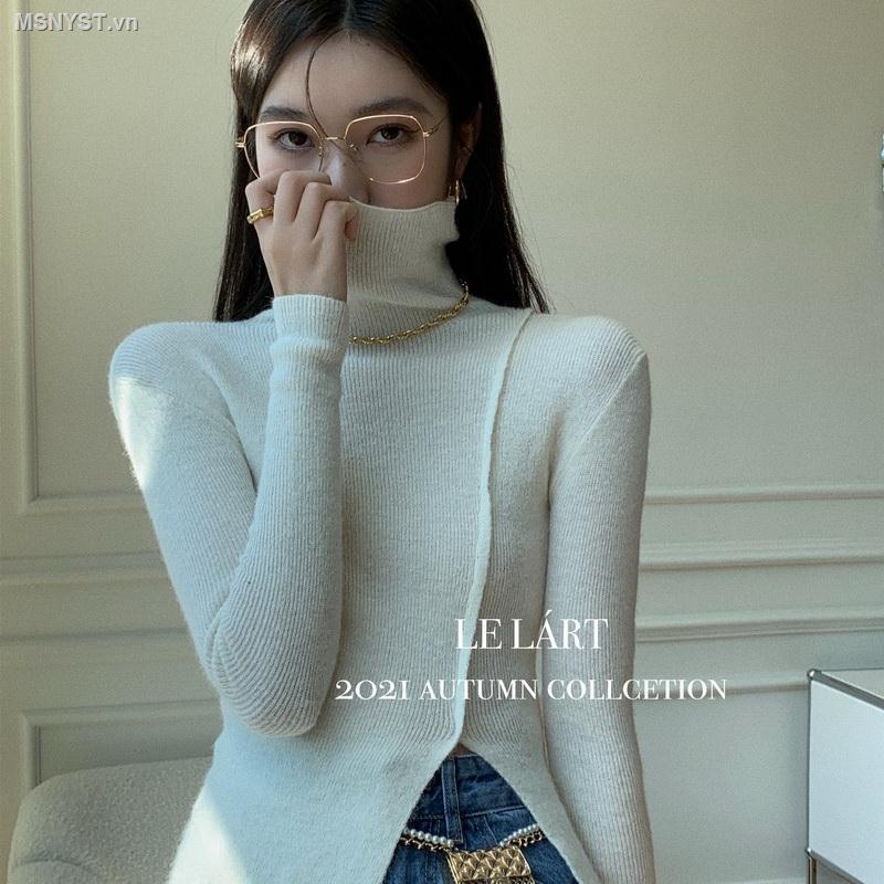 Áo sweater dệt kim cổ cao tay dài xẻ tà phong cách Hàn Quốc thời trang thu đông cho nữ 15 ngày
 | BigBuy360 - bigbuy360.vn