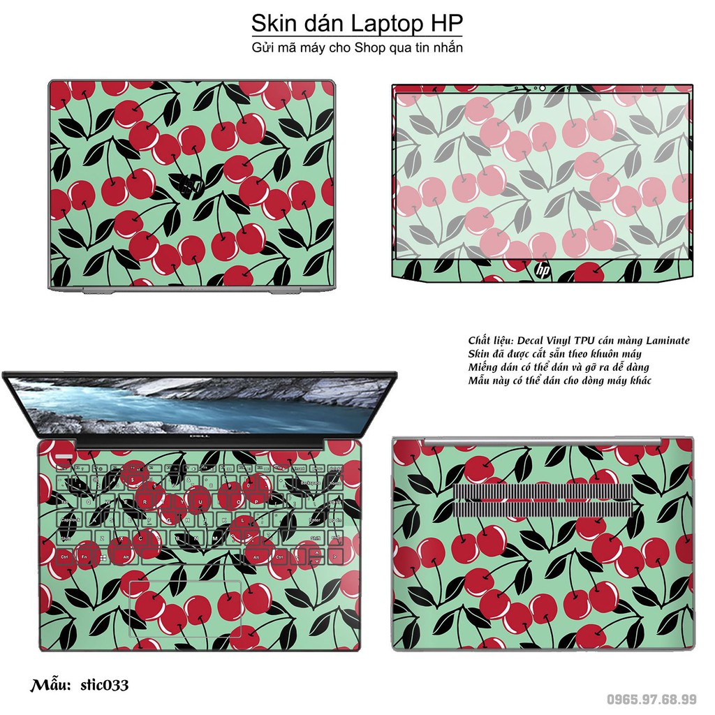 Skin dán Laptop HP in hình Hoa văn sticker _nhiều mẫu 6 (inbox mã máy cho Shop)