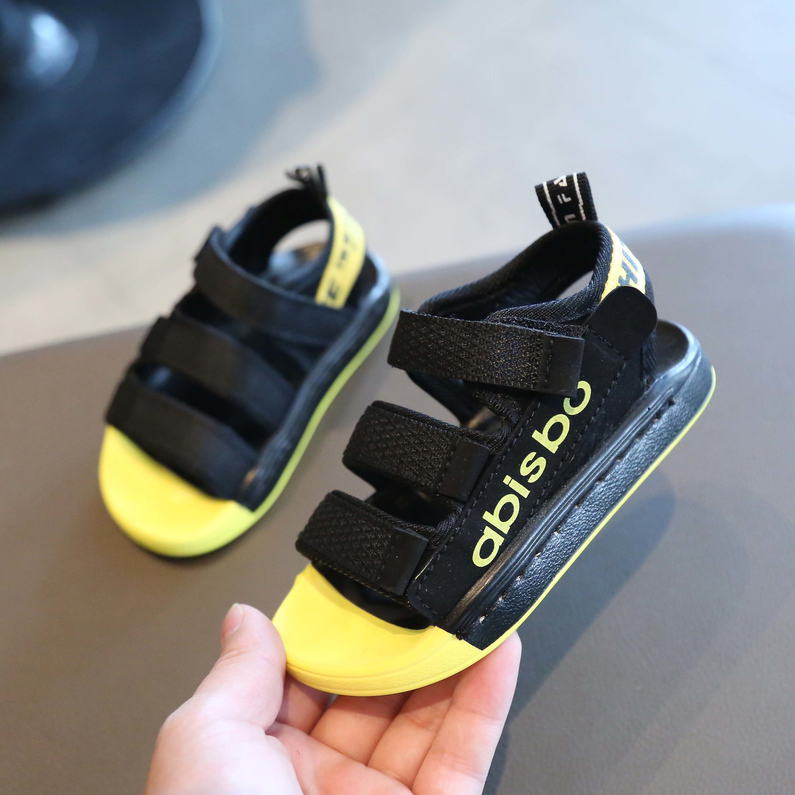 Sandal Bé Trai 2021 Mới Đế Mềm Chống Trơn Trượt Trẻ Em Mùa Hè Giày Bé Gái Trẻ Em Giày Đi Biển Hàn Quốc phong Cách