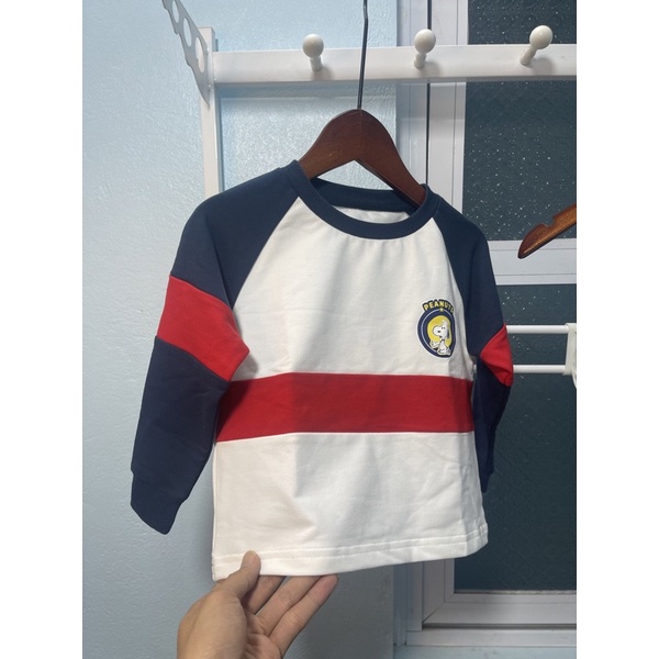 Áo phông dài tay trẻ em Snoopy 3-9 tuổi  Áo thun dài tay bé gái cotton cao cấp 0922