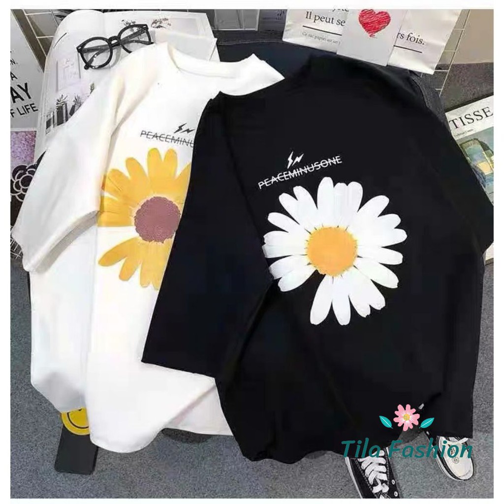 Áo Thun Unisex Hoa Cúc Họa Mi Áo Phông cực chuẩn [HÌNH THẬT+CLIP SHOP TỰ QUAY