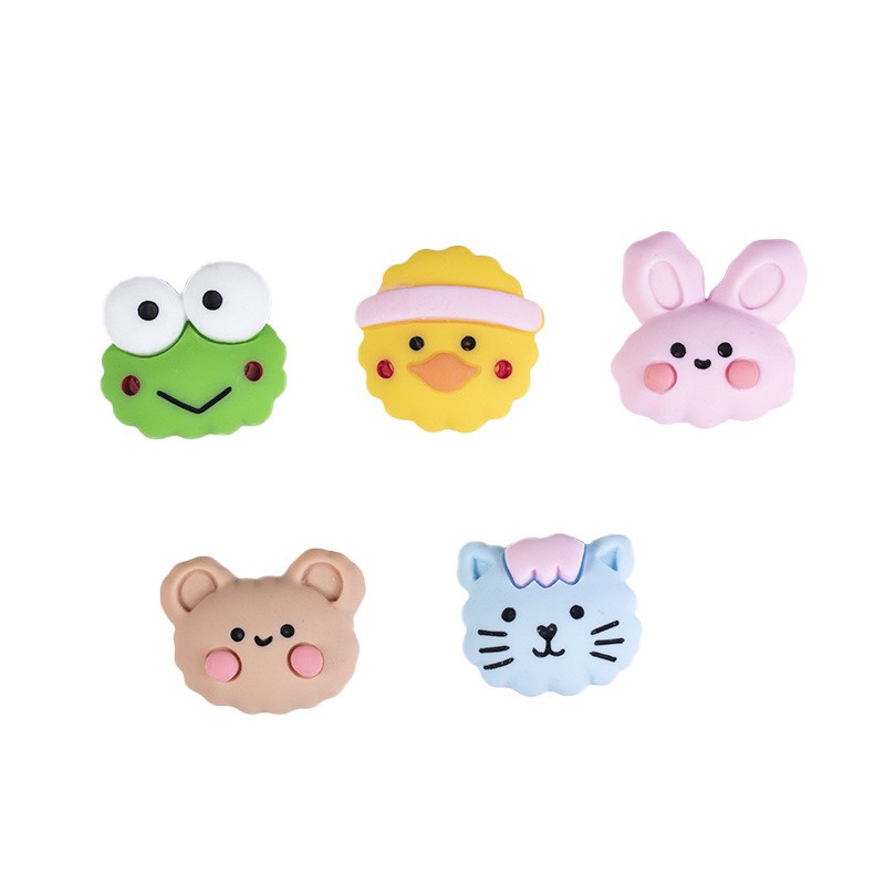 Charm (C328) slime/ Dụng Cụ Charm Trang Trí [Ko Keo &amp; Nút] Hình Thú Dễ Thương