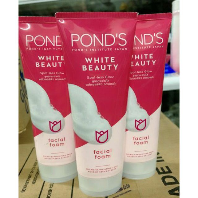 Sữa Rửa Mặt Trắng Hồng Ponds White Beauty 100g (mẫu mới)