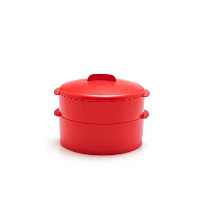 Xửng hấp Tupperware đa năng 2 Tầng Steam It tặng kèm 1 hộp mini away