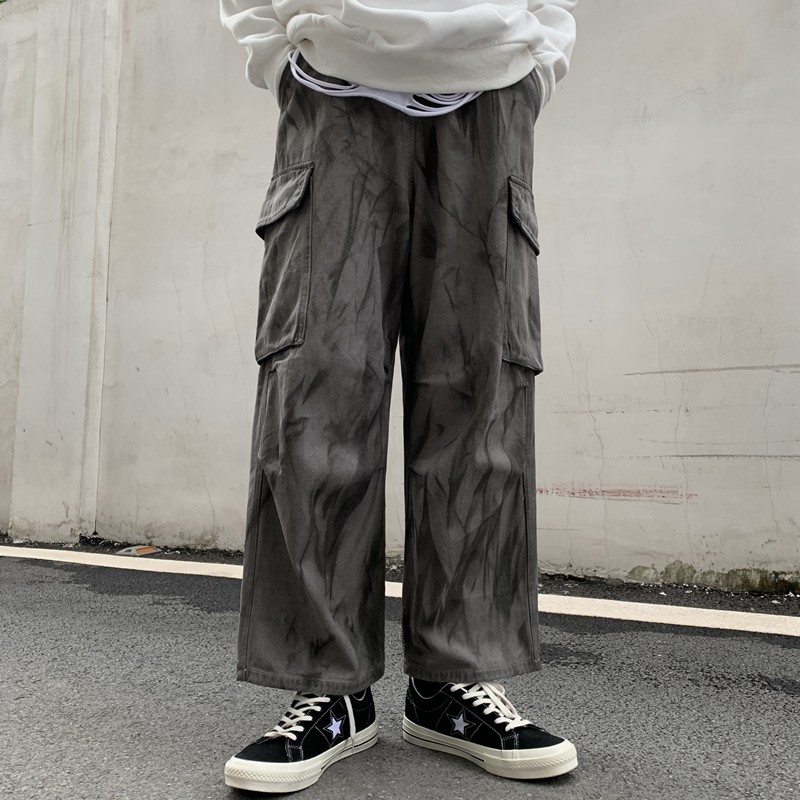 [Order] Quần Jeans ống rộng loang Oversize túi hộp Ulzzang | BigBuy360 - bigbuy360.vn