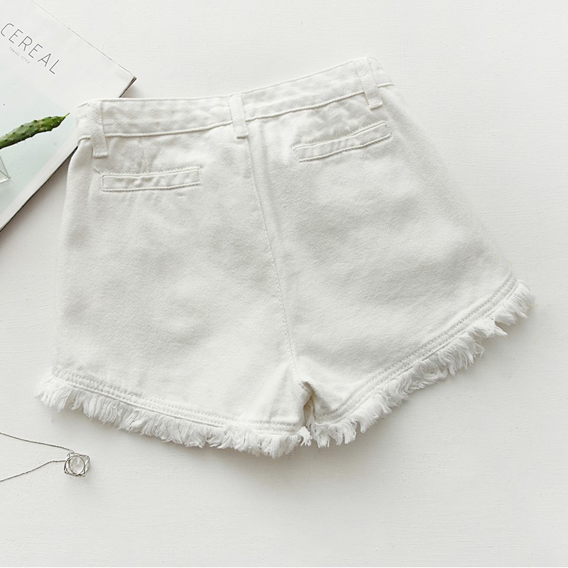 Quần Short Lưng Cao Phong Cách Retro 19034