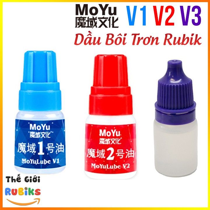 Moyu lube v1 v2 v3 dầu bôi trơn rubik dùng cho wrm 2021 maglev - ảnh sản phẩm 1