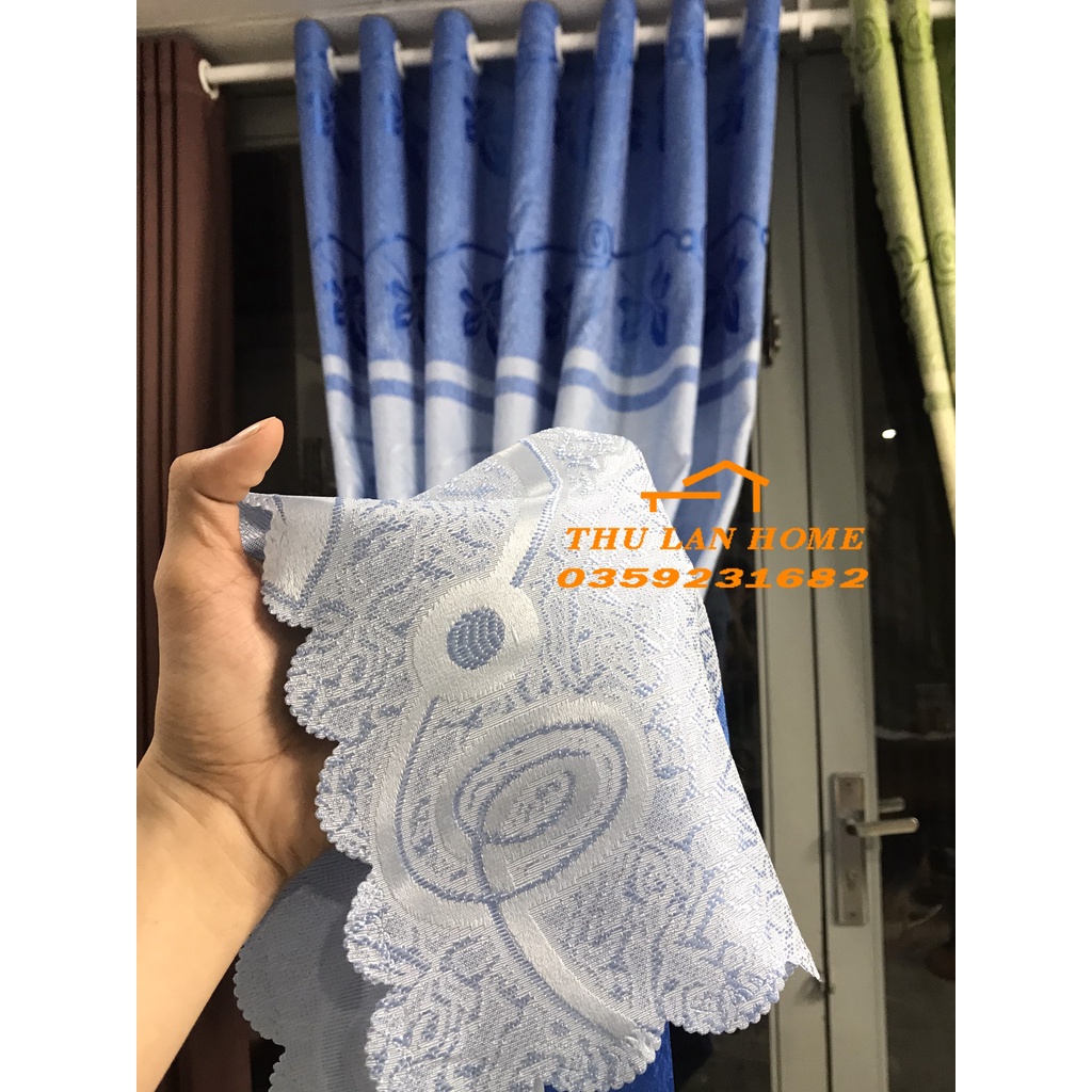 Rèm màn cửa hoa văn cỡ vừa