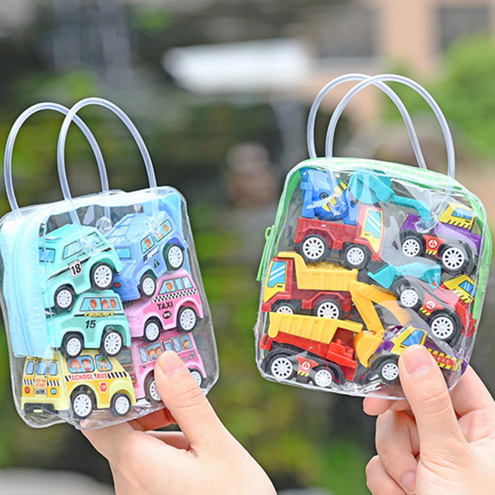 Bộ Đồ Chơi Xe Tải Xây Dựng Màu Sắc Ngẫu Nhiên Cho Trẻ Em