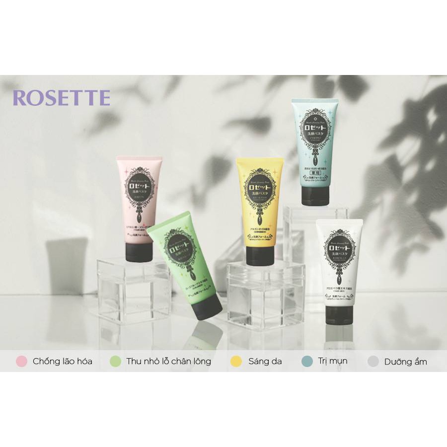 [MINISIZE] Sữa Rửa Mặt Thu Nhỏ Lỗ Chân Lông Rosette Face Wash Pasta Sea Clay Smooth 25g