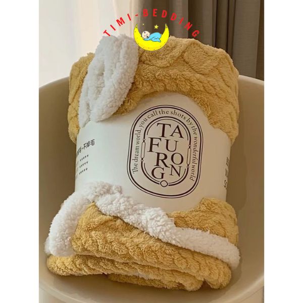 Chăn TAFURONG – Chăn lông cừu chính hãng, cao cấp, mềm mại kích thước 2x2,3m, nặng 2,5kg - Timibedding