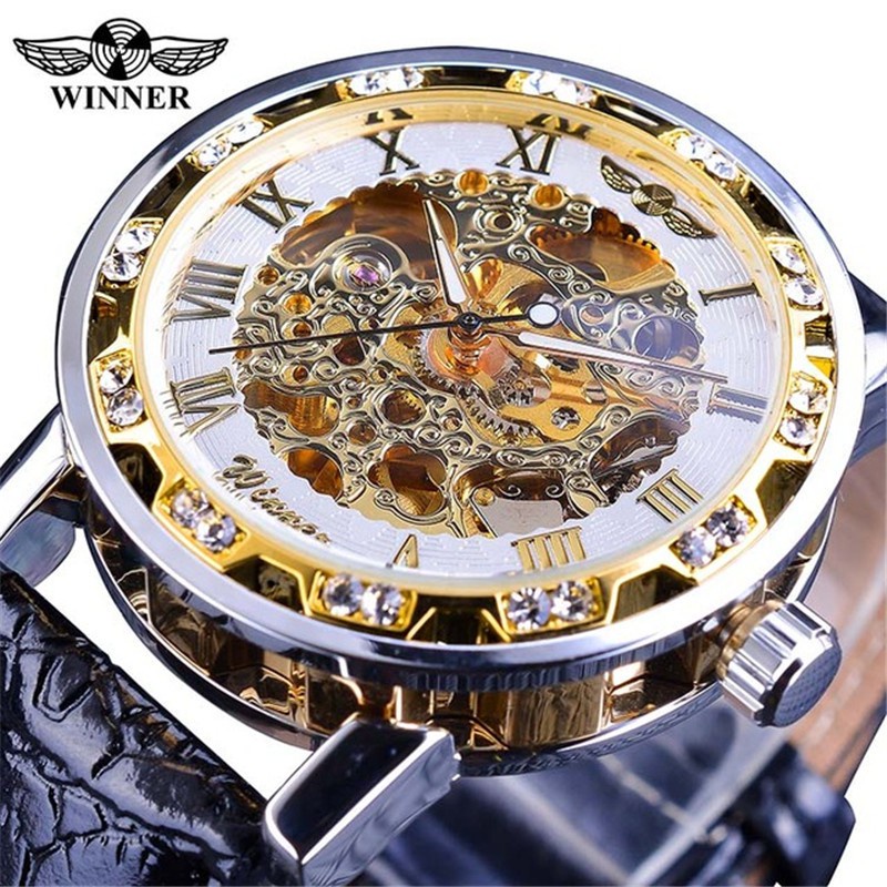 ⊙ĐỒNG HỒ CƠ NAM AUTOMATIC CHÍNH HÃNG WINNER DÂY DA CAO CẤP ĐẸP GIÁ RẺ