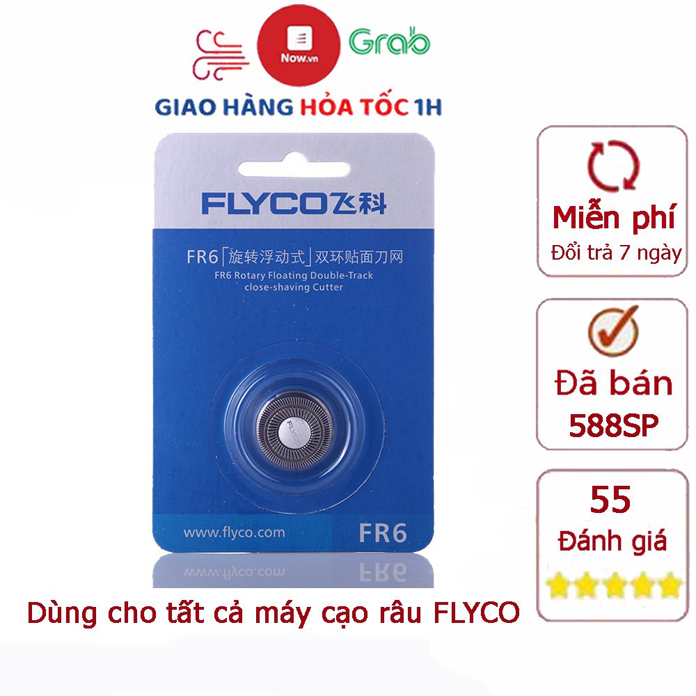 [ Siêu Hot] Lưỡi dao cạo râu FLYCO FR6, FR8 (1 lưỡi) thay thế cho tất cả các máy cạo râu FLYCO
