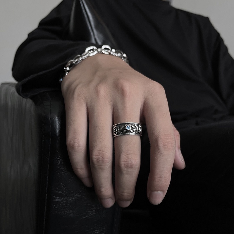 Nhẫn Hình Mắt Thời Trang Có Thể Điều Chỉnh Dành Cho Nam Và Nữ