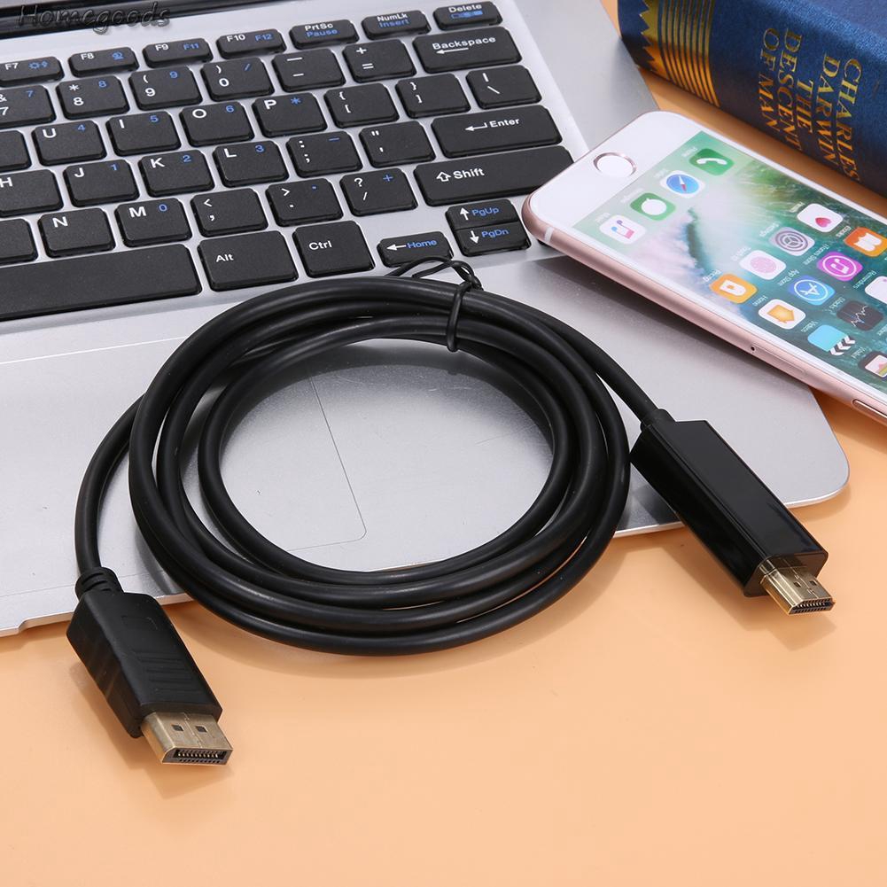 Cáp Chuyển Đổi 1.8m Displayport Đực Sang Hdmi Đực 1080p Cái