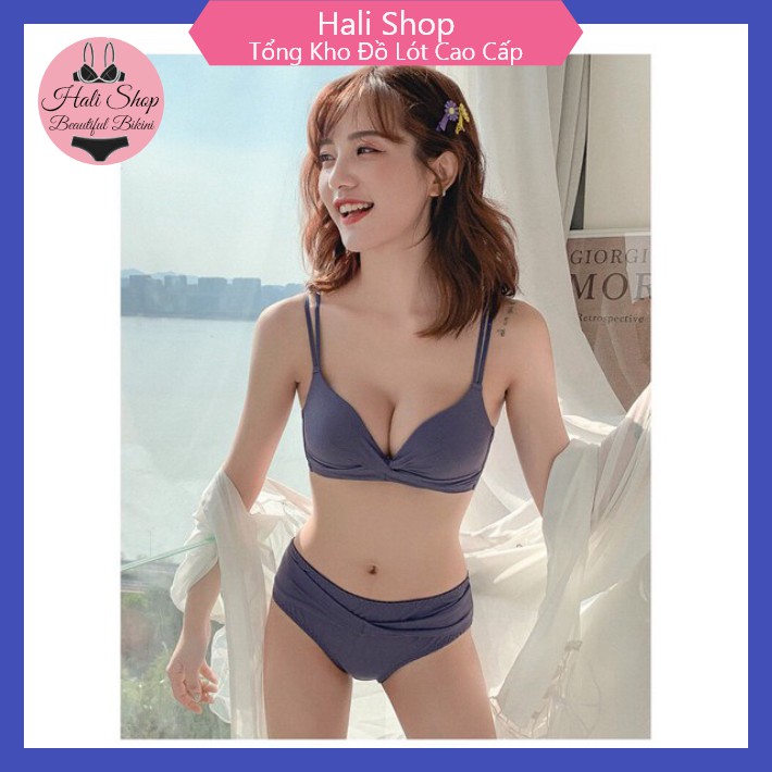 Bộ Đồ Lót ❤️FREESHIP❤️ Bộ Đồ Lót Không Gọng Đẩy Ngực Siêu Hot 969