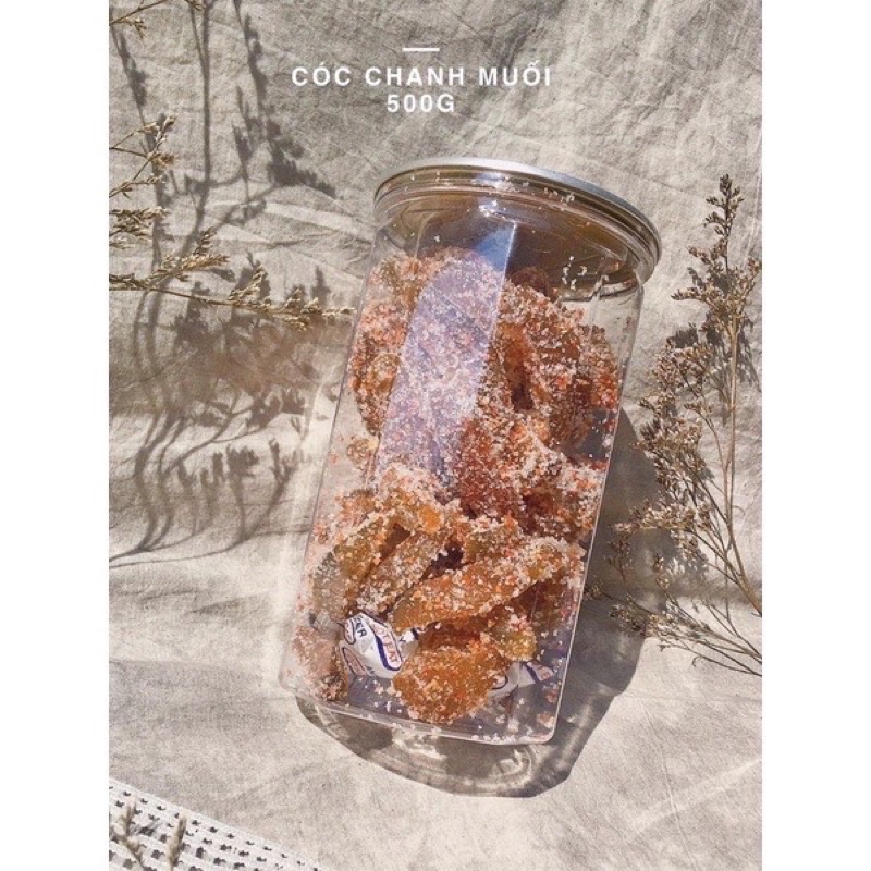 BÁN SỈ CÓC CHẺ SẤY CHANH MUỐI ỚT - Hộp 450gr