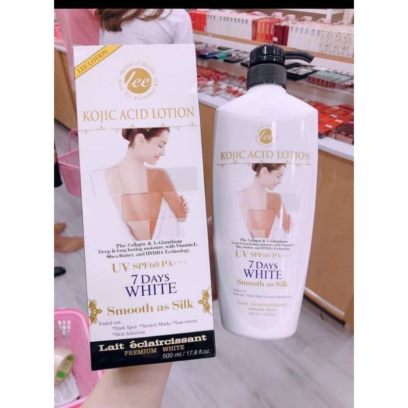 Kem body lotion LEE KOJIC ACID LOTION 7Days Whitening Thái Lan