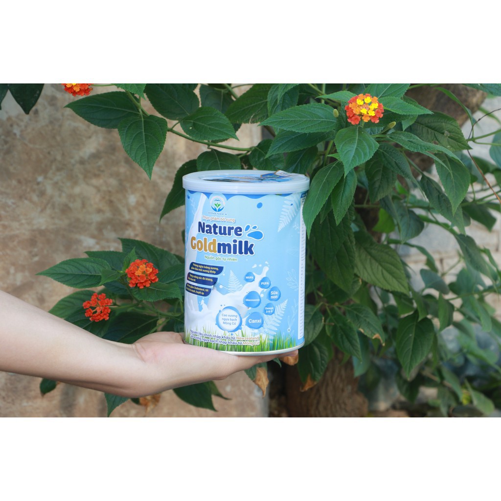 Nature Gold Milk 400g  Phòng ngừa loãng xương, giảm đau mỏi xương khớp