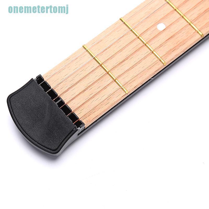 【ter】6 Tone Pocket Guitar Practice Neck Portable Guitar Chord Trainer Tools Beginner