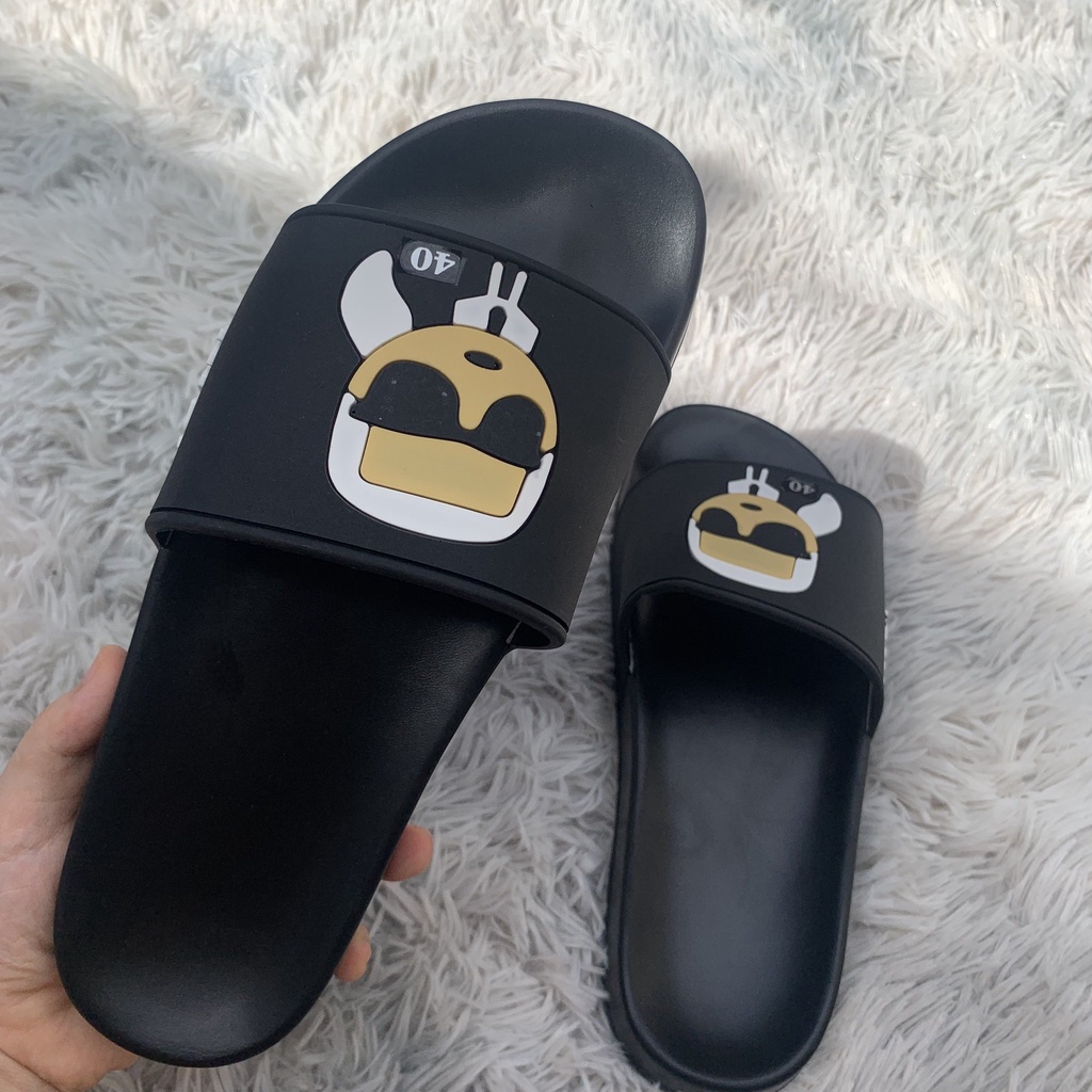 Dép quai ngang nam nữ hình mặt cười  siêu hot 2022
