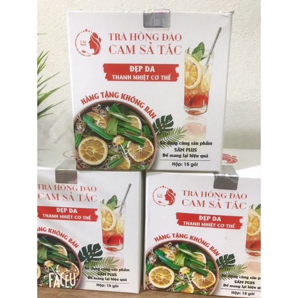 TRÀ HỒNG ĐÀO CAM SẢ TẮC
