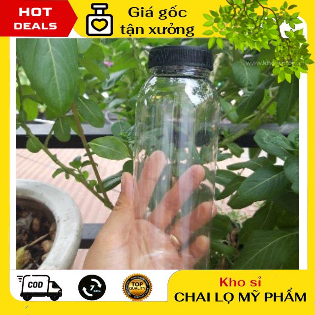 [GIÁ TẬN GỐC] Chai nhựa 100ml, 330ml cổ rộng đựng trà sữa, nước trái cây, sữa chua, mỹ phẩm, phụ kiện du lịch