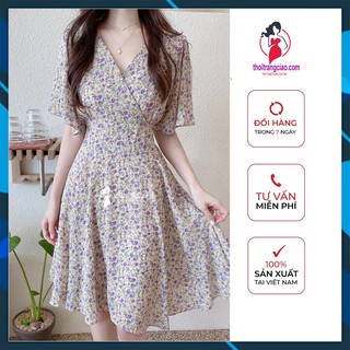 Đầm hoa nhí dễ thương - đầm hoa nhí đẹp Shop Thời Trang Ciao