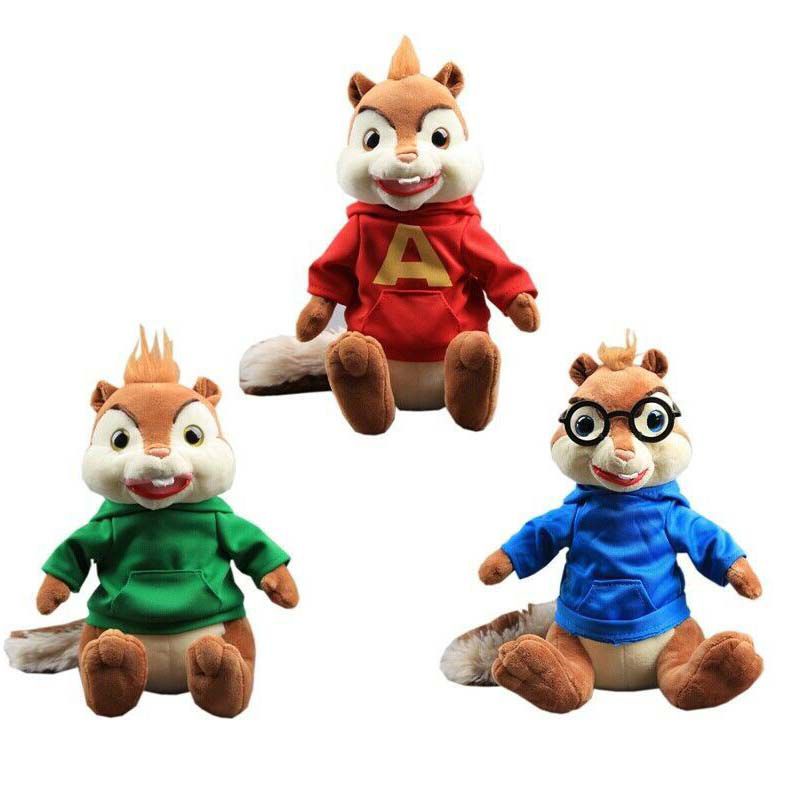 20cm Cute Alvin and The Chipmunks Theodore Simon Plush Stuffed Animal Doll Toy Gift
