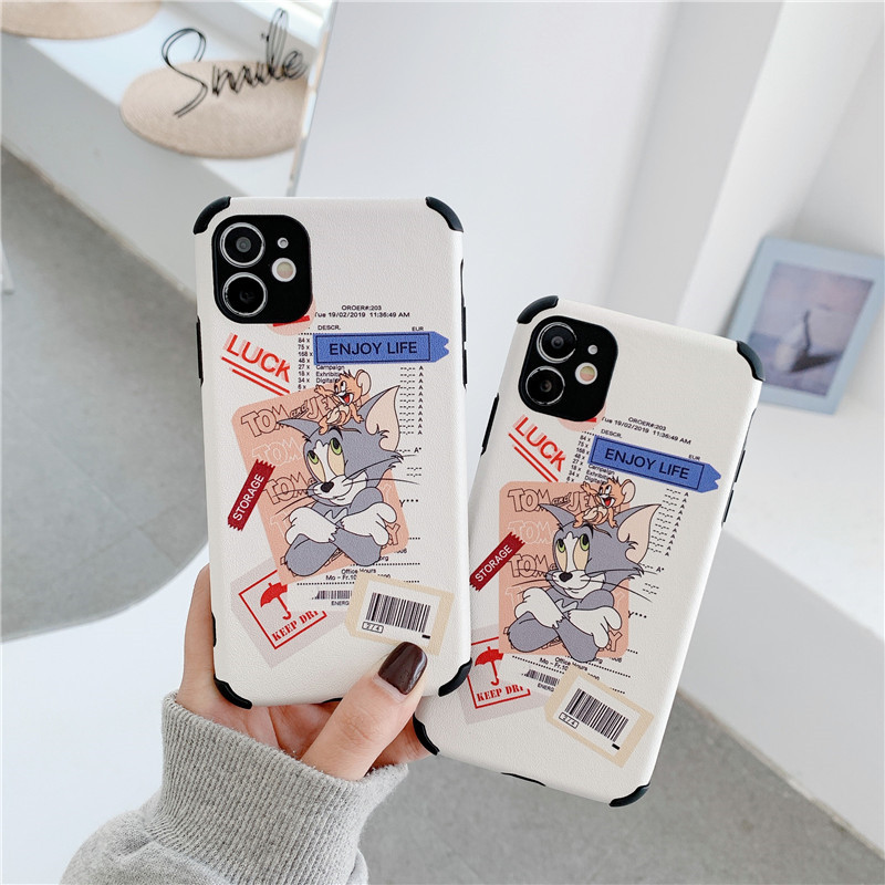 Ốp Lưng Tpu Họa Tiết Tom & Jerry Thời Trang Cho Oppo A92 A72 A52 A92S A91 A83 A1 A312020 A8 A92020 A52020 A11X A53 A31 A3 A12E F9 Edge C1