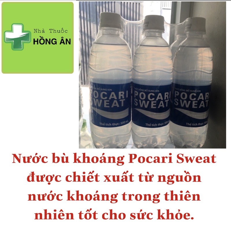 6 chai nước khoáng i-on Pocari Sweat 500ml❤️POCARI là thức uống tốt cho sức khỏe, không gaz, không cafeine.