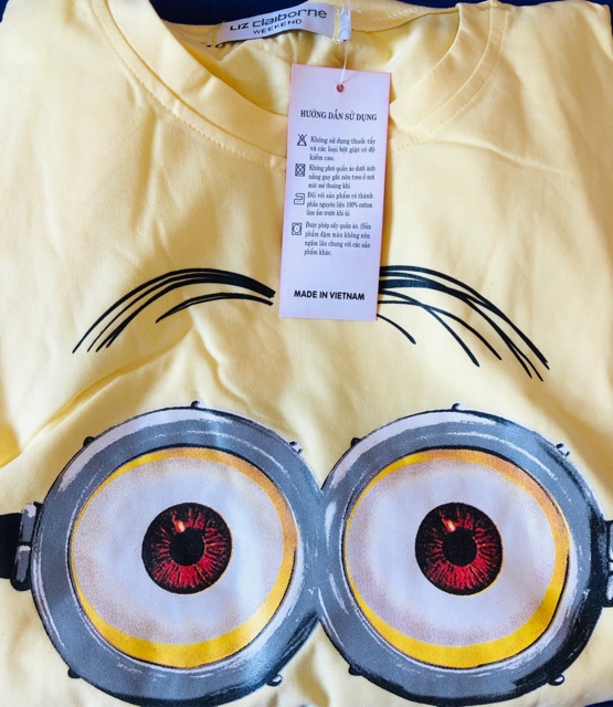 Cực chất: Bộ Quần+Áo đôi cực đẹp hình Minion 100% Cotton