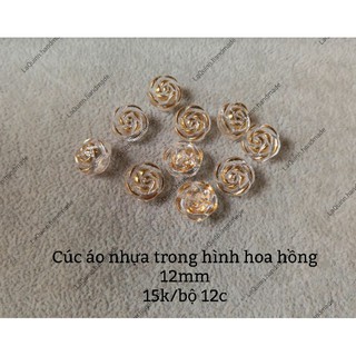 Khuy/cúc/nút áo nhựa kiểu dáng vintage cực xinh - Nguyên liệu handmade