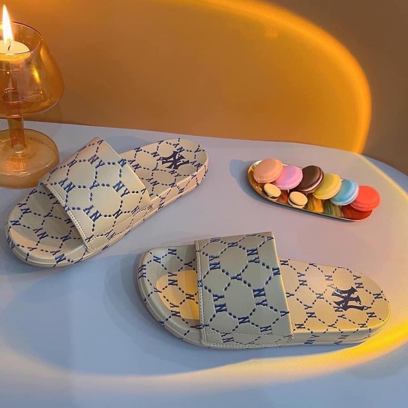 Dép MLB New Mound Dia monogram chính hãng