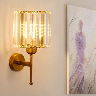 Đèn tường, đèn cầu thang pha lê hiện đại sang trọng 504 trang trí cầu thang, phòng ngủ phòng khách (Bảo hành 2 năm)