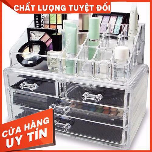 [XẢ KHO+FREE SHIP] Kệ mỹ phẩm meka 4 tầng Hàng Đẹp