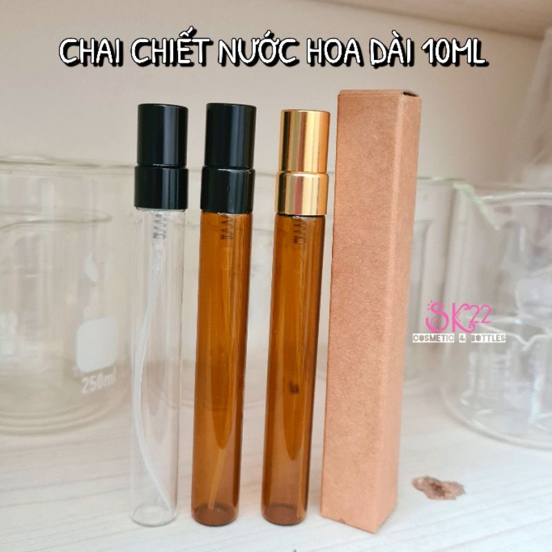 [NẮP VẶN]🌻CHAI CHIẾT NƯỚC HOA DÀI 3ml/5ml/10ml🌻