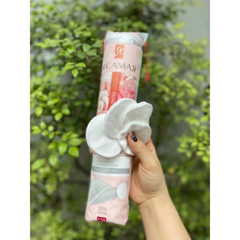 Bông tẩy trang Nga 100% cotton