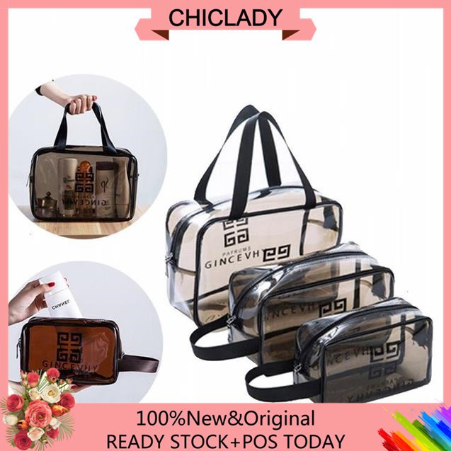 Túi Trong Suốt Chống Thấm Nước Đựng Dụng Cụ Trang Điểm