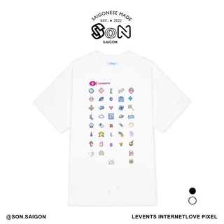 Áo thun Internetlove Pixel/ White Local Brand Son.Saigon