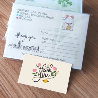 Thẻ Card Thank You MS02