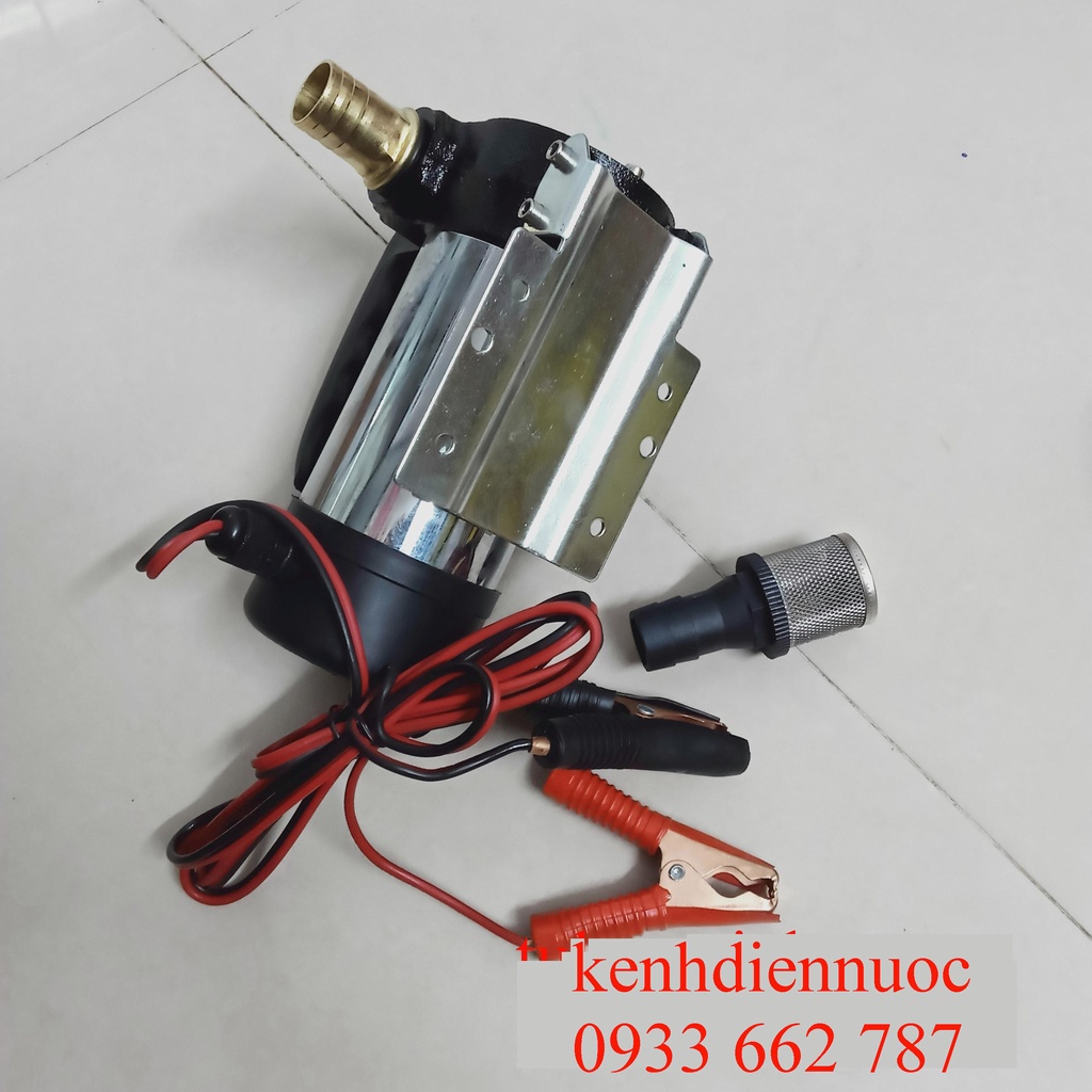 Máy bơm dầu diesel 40 lít/phút có 3 loại dùng điện 12V. 24V, 220V