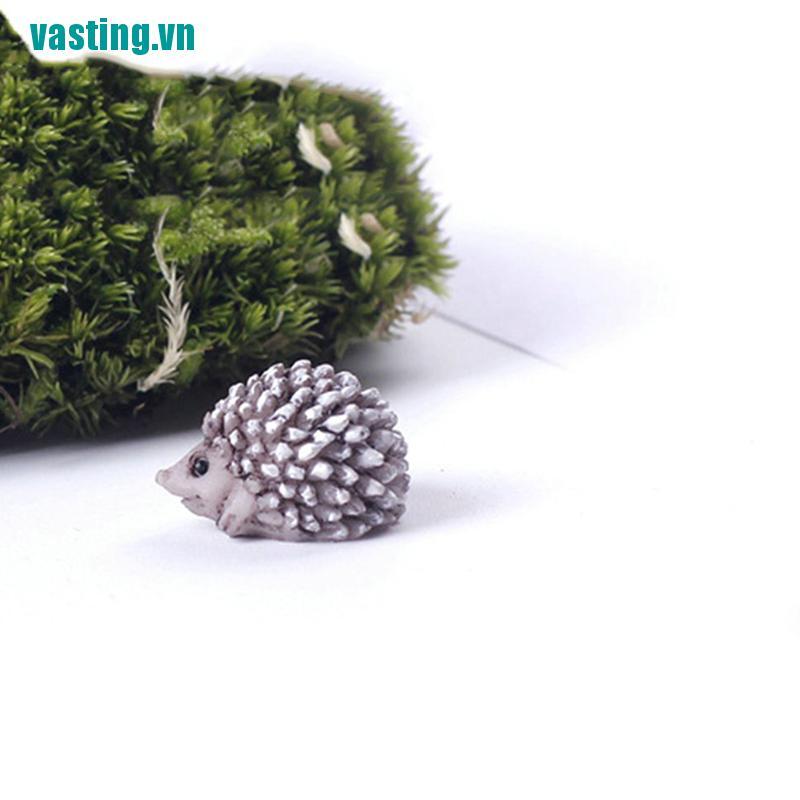 V☆Mô Hình Nhím Gai Mini Bằng Nhựa Resin Trang Trí Tiểu Cảnh