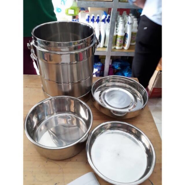 Cặp lồng inox bạc