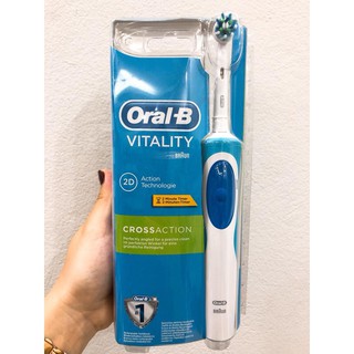 BÀN CHẢI ĐIỆN ORAL - B VITALITY Hàng Đức đủ bill