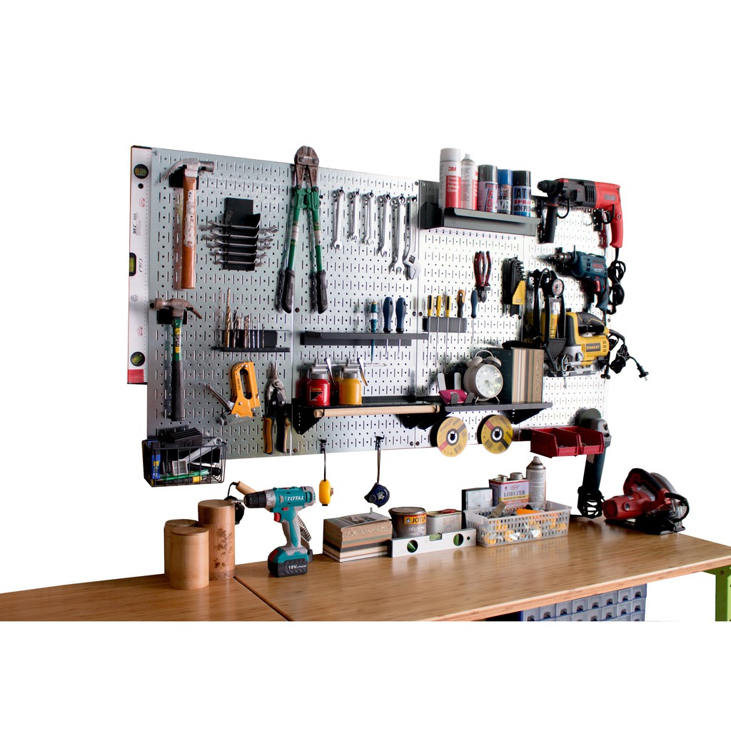 Bảng treo dụng cụ Pegboard cơ khí WB4 - Lưu trữ dụng cụ sửa chữa, đồ nghề trực quan